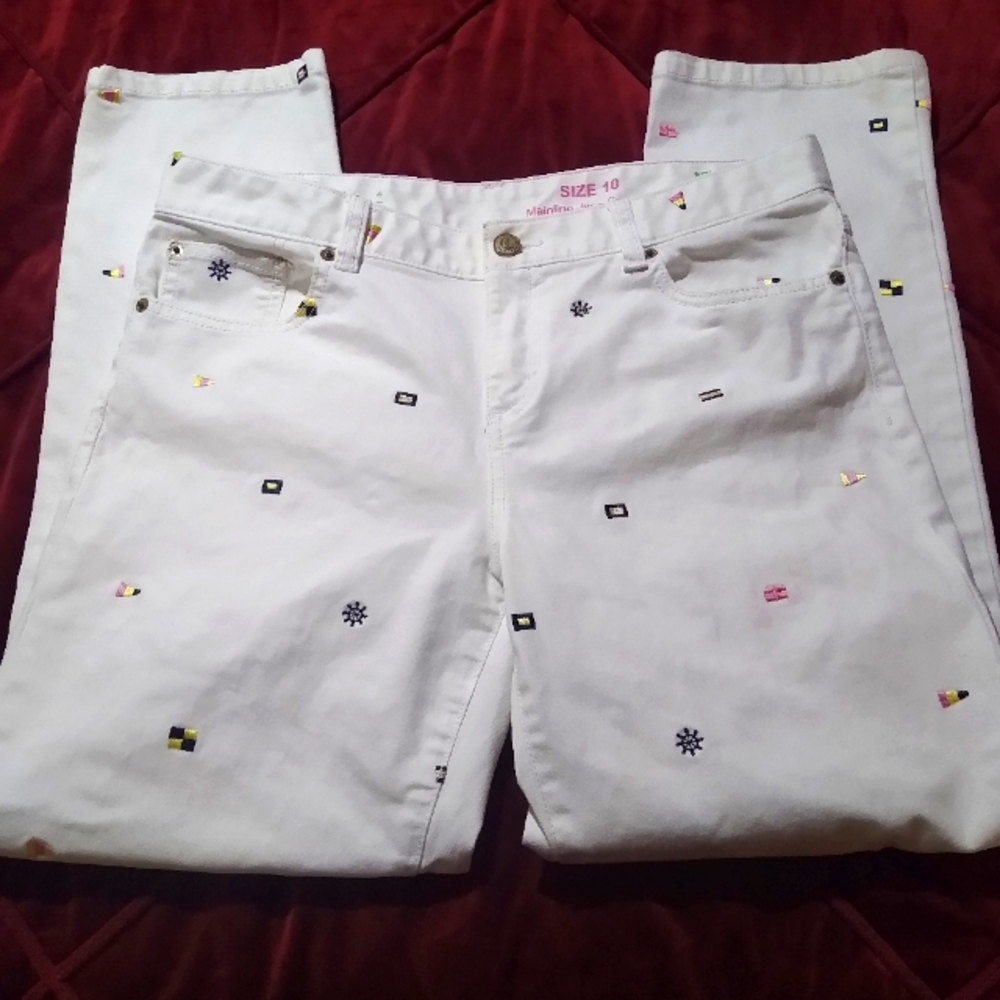 Lilly Pulitzer Mainline Cropped Jeans